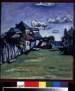 Pres de Moscou. Dipinto di Vassily Kandinsky da Wassily Kandinsky