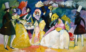 Società del crinolina da Wassily Kandinsky