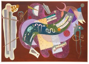 Rigido e curvo da Wassily Kandinsky