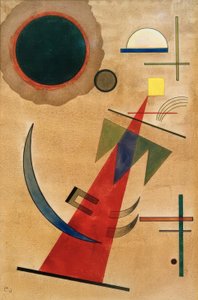 Rosso a forma di punta da Wassily Kandinsky