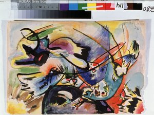 Rosso e nero da Wassily Kandinsky