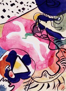 Studio per Cavaliere Blu da Wassily Kandinsky
