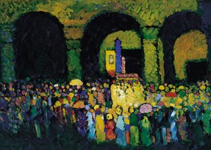 La Ludwigskirche a Monaco, 1908 da Wassily Kandinsky