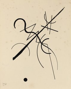 Disegno per Punto e Linea su Superficie da Wassily Kandinsky