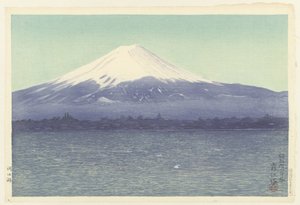 Il lago Kawaguchi da Watanabe Kako