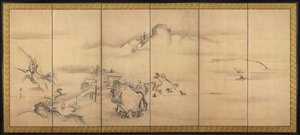 Otto Vedute dei Fiumi Xiao e Xiang da Watanabe Shiko