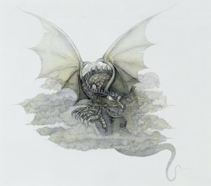 Un drago simile a una nuvola