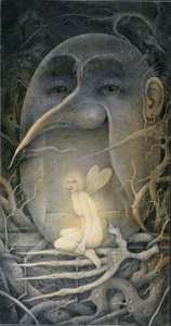 Minacciando Humpty Dumpty e la Fata. "Se oggi scendi nel bosco...".