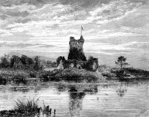 Castello di Ross, Contea di Kerry, Irlanda, XIX secolo da Weber