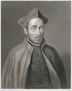 Ignazio di Loyola, inciso da W. Holl, da World Religion, pubblicato da A. Fullarton & Co. da Weirix