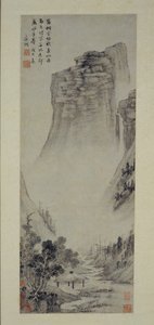 Pensieri poetici in un padiglione sul fiume, 1558 da Wen Zhengming