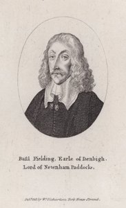 Basil Feilding, 2° conte di Denbigh, diplomatico, politico e soldato parlamentare inglese nella guerra civile (incisione)