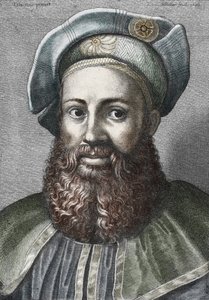 Ritratto di Pietro Aretino, poeta italiano da Wenceslaus (after) Hollar