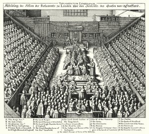 Processo di Thomas Wentworth da Wenceslaus (after) Hollar