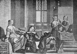 Una signora che compra scarpe, c1650, 1903 da Wenceslaus Hollar