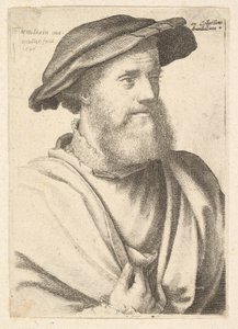 Un uomo barbuto dopo Hans Holbein