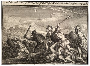 Abramo combatte i re. Stato 2 da Wenceslaus Hollar