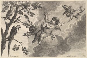 Aria I Quattro Elementi, ca. 1647 da Wenceslaus Hollar