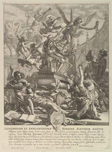 Allegoria sulla Morte del Conte di Arundel, ca. 1646 da Wenceslaus Hollar