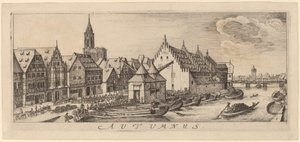 Autunno: Il mercato del vino da Wenceslaus Hollar