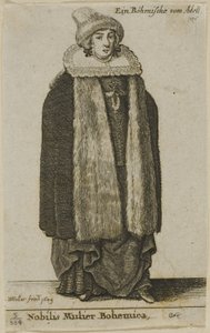 Nobile boema da Wenceslaus Hollar