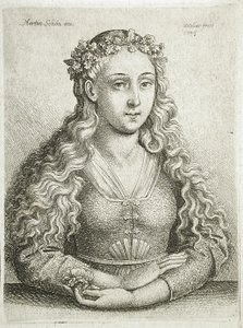 Busto di donna da Wenceslaus Hollar