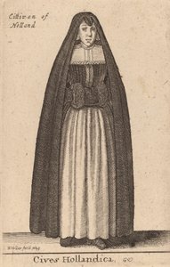 Cives Hollandica, 1643 da Wenceslaus Hollar