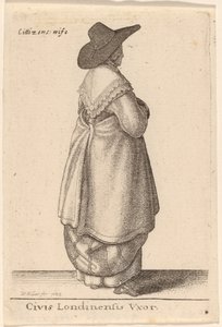 Civis Londinensis Vxor da Wenceslaus Hollar