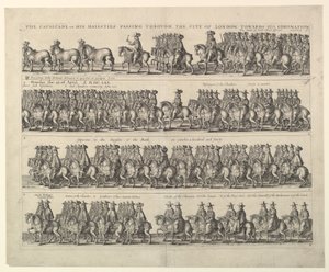 Processione di incoronazione di Carlo II attraverso Londra, 1662
