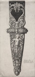 Progetto per fodero di pugnale da Wenceslaus Hollar