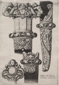 Progetto per pugnali da Wenceslaus Hollar