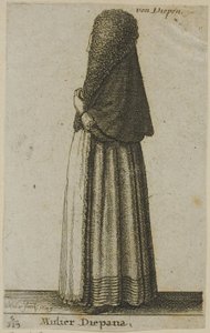 Donna di Dieppe da Wenceslaus Hollar