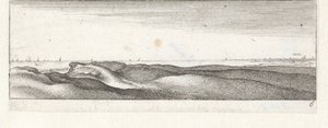 Dune vicino a Naarden (Piccoli paesaggi marini) da Wenceslaus Hollar