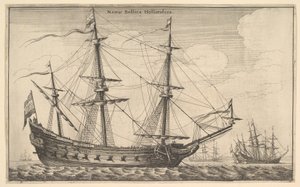 Nave da guerra olandese, 1647 da Wenceslaus Hollar