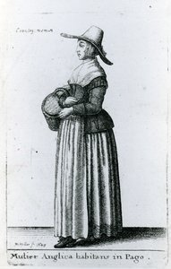 Donna di campagna inglese da Wenceslaus Hollar