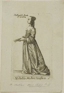 Nobildonna inglese da Wenceslaus Hollar