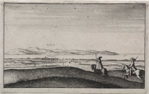 Vedute inglesi: Isola di Wight da Portsmouth da Wenceslaus Hollar