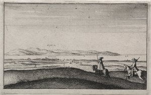 Vedute inglesi: Isola di Wight da Portsmouth da Wenceslaus Hollar