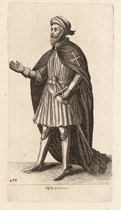 Eq. Hospitaliarius da Wenceslaus Hollar