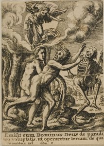 Espulsione dal Paradiso da Wenceslaus Hollar