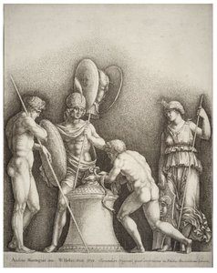 Quattro figure classiche, dopo Mantegna