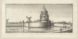 Veduta della Porta Piccola di Haarlem da Wenceslaus Hollar