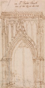 Nella Chiesa di San Paolo, Una delle Porte del Coro da Wenceslaus Hollar