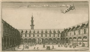 Interno della Royal Exchange, Londra da Wenceslaus Hollar