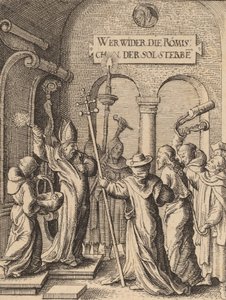 Gesù davanti a Caifa da Wenceslaus Hollar