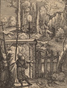 Gesù sul Monte degli Ulivi da Wenceslaus Hollar