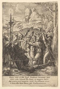 Gesù preso, 1625-77 da Wenceslaus Hollar