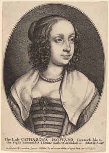 Lady Catherine Howard da Wenceslaus Hollar