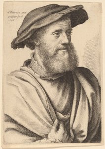 Uomo con Barba Guardando a Destra Hans Holbein, 1646