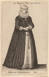 Matrona Tiguriensis da Wenceslaus Hollar